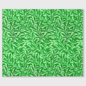 William Morris Willow Bough, Emerald Green Cadeaupapier (Vlak)