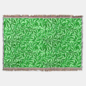 William Morris Willow Bough, Emerald Green Deken (Voorkant)