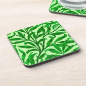 William Morris Willow Bough, Emerald Green Drankjes Onderzetter (Linkerzijde)