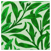 William Morris Willow Bough, Emerald Green Stof (Close Up)