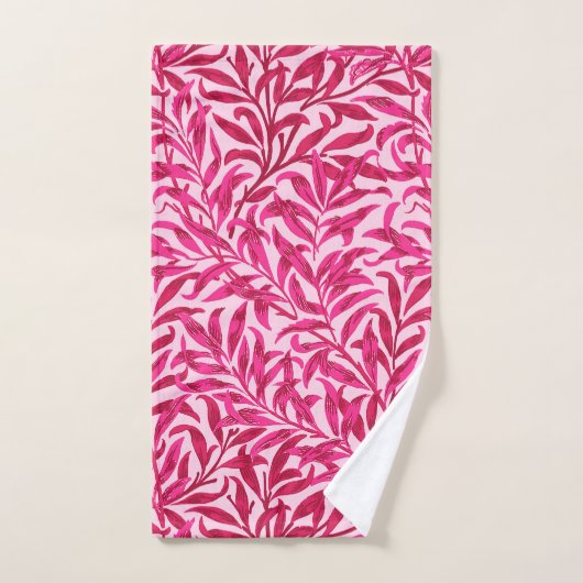 William Morris Willow Bough, Fuchsia Pink Bad Handdoek (Handdoek)