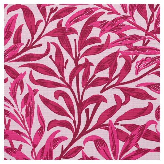 William Morris Willow Bough, Fuchsia Pink Stof (Swatch)