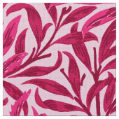 William Morris Willow Bough, Fuchsia Pink Stof (Close Up)