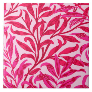 William Morris Willow Bough, Fuchsia Pink Tegeltje