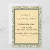 William Morris Willow Bough Garden Flower Classic Kaart (Achterkant)