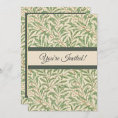 William Morris Willow Bough Garden Flower Classic Kaart (Voorkant / Achterkant)