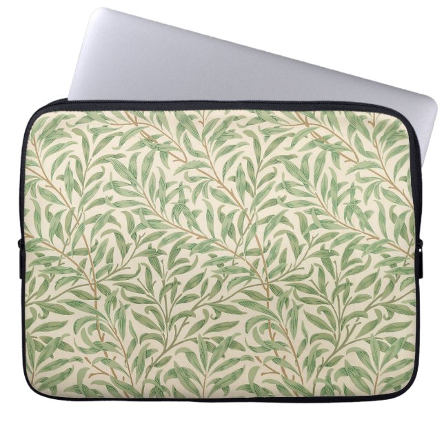 William Morris Willow Bough Garden Flower Classic Laptop Sleeve (Voorkant)