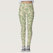 William Morris Willow Bough Garden Flower Classic Leggings (Voorkant)