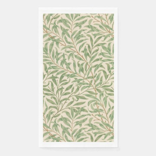 William Morris Willow Bough Garden Flower Classic Servet (Voorkant)
