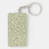 William Morris Willow Bough Garden Flower Classic Sleutelhanger (achterkant)