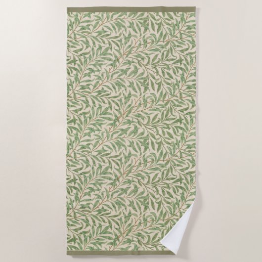 William Morris Willow Bough Garden Flower Classic Strandlaken (Voorkant)