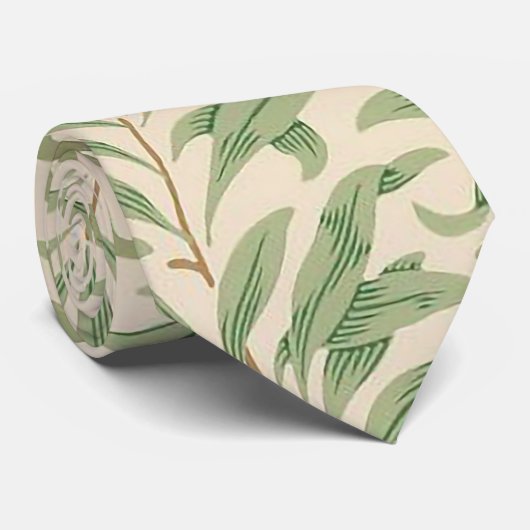 William Morris Willow Bough Garden Flower Classic Stropdas (Opgerold)