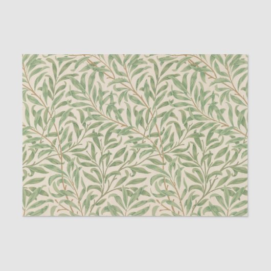 William Morris Willow Bough Garden Flower Classic Tissuepapier (Voorkant)