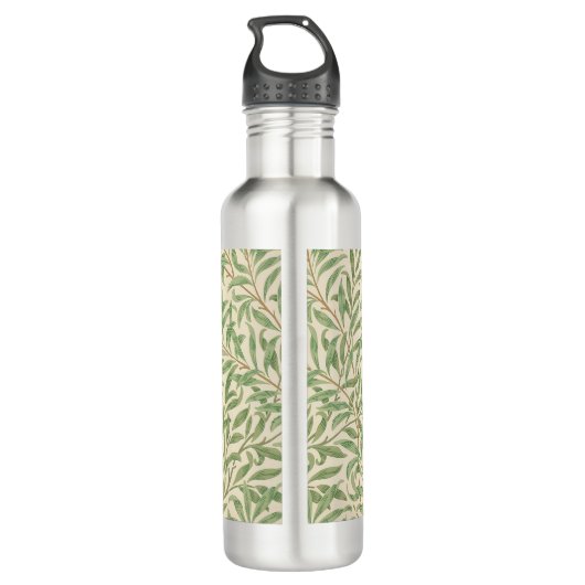 William Morris Willow Bough Garden Flower Classic Waterfles (Achterkant)