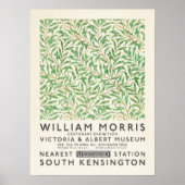 William Morris Willow Bough Green Art Exhibition Poster (Voorkant)