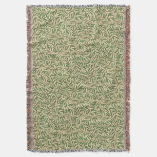 William Morris Willow Bough Green Willow Leaves Deken