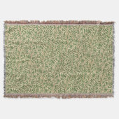 William Morris Willow Bough Green Willow Leaves Deken (Voorkant)