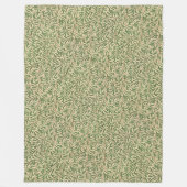 William Morris Willow Bough Green Willow Leaves Fleece Deken (Voorkant)