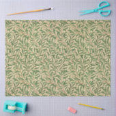 William Morris Willow Bough Green Willow Leaves Tissuepapier (Craft)