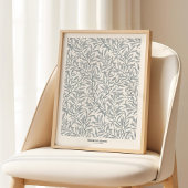 William Morris Willow Bough Grey Art Exhibit Print