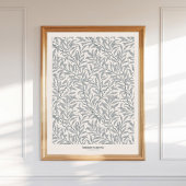 William Morris Willow Bough Grey Art Exhibit Print