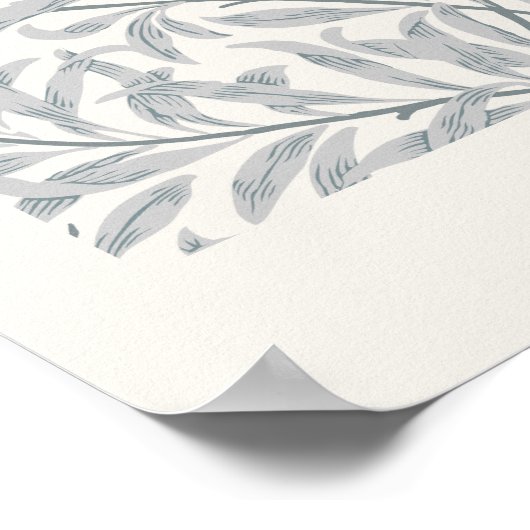 William Morris Willow Bough Grey Art Exhibit Print (Hoek)