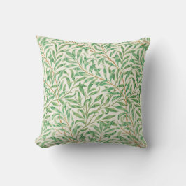 William Morris. Willow Bough. groen Kussen