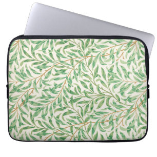 William Morris. Willow Bough.  groen Laptop Sleeve