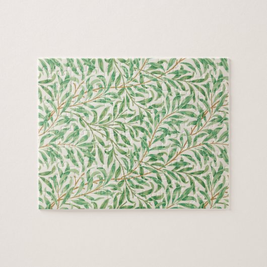 William Morris. Willow Bough.  groen Legpuzzel (Horizontaal)