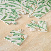 William Morris. Willow Bough.  groen Legpuzzel (Zijkant)