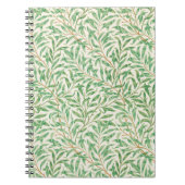 William Morris. Willow Bough.  groen Notitieboek (Voorkant)