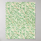 William Morris. Willow Bough.  groen Poster (Voorkant)