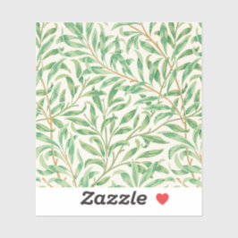 William Morris. Willow Bough. groen Sticker