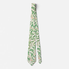 William Morris. Willow Bough. groen Stropdas