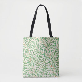 William Morris. Willow Bough. groen Tote Bag