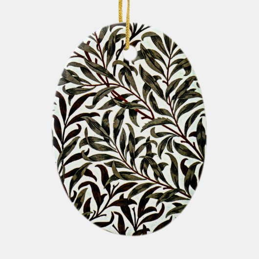 William Morris - Willow Bough Keramisch Ornament (Achterkant)