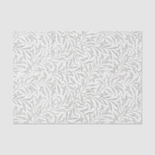 William Morris willow bough licht groen Tissuepapier (Voorkant)