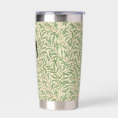 William Morris Willow Bough patroon monogram Geïsoleerde Drinkbeker (Links)