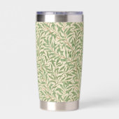 William Morris Willow Bough patroon monogram Geïsoleerde Drinkbeker (Achterkant)