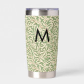 William Morris Willow Bough patroon monogram Geïsoleerde Drinkbeker (Voorkant)