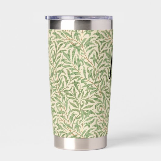 William Morris Willow Bough patroon monogram Geïsoleerde Drinkbeker (Rechts)