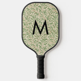 William Morris Willow Bough patroon monogram Pickleball Paddle