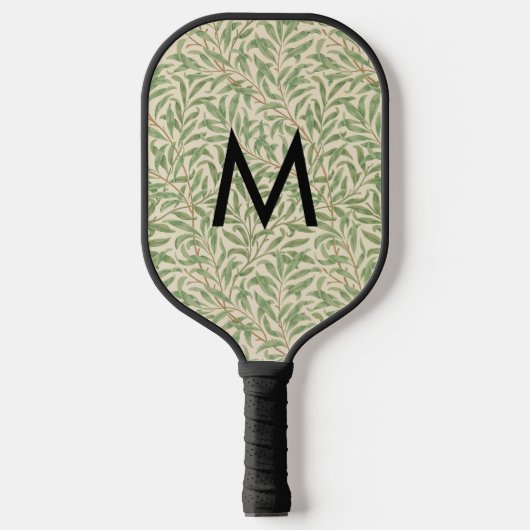 William Morris Willow Bough patroon monogram Pickleball Paddle (Voorkant)
