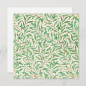 William Morris Willow Bough Print note card (Voorkant / Achterkant)
