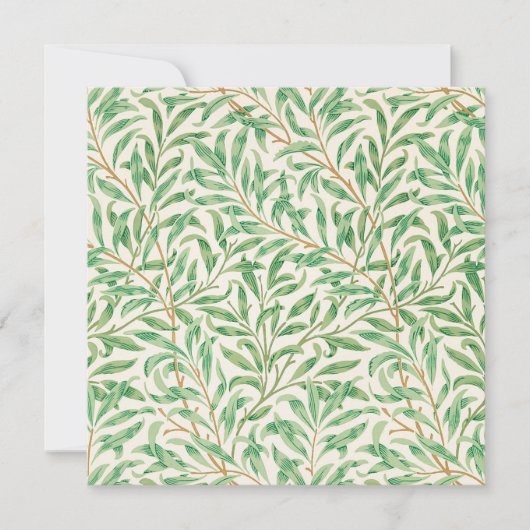 William Morris Willow Bough Print note card (Voorkant)