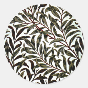 William Morris - Willow Bough Ronde Sticker