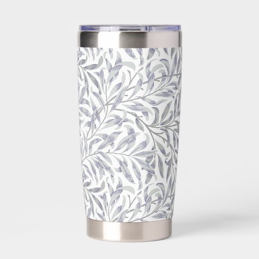 William Morris Willow Bough stijlvolle waterfles Geïsoleerde Drinkbeker (Voorkant)