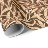 William Morris Willow Bough, Taupe en Brown Cadeaupapier (Rol Hoek)