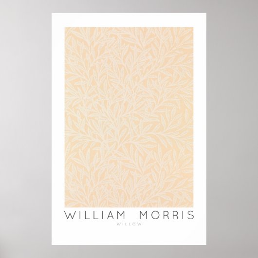 William Morris Willow Bough Wall Art Print (Voorkant)