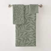 William Morris Willow Flower Classic Bad Handdoek (Insitu)